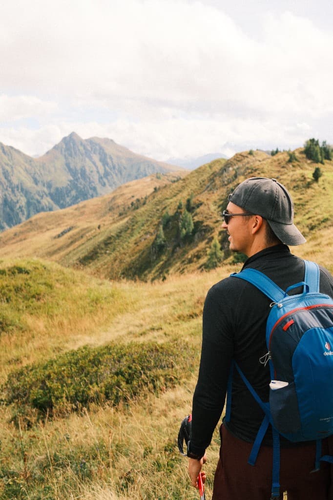 Chris beim Wandern